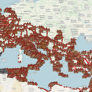 Roman Empire map wallpaper