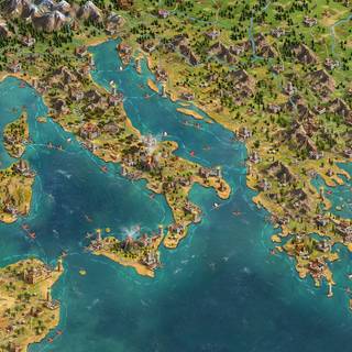 Roman Empire map wallpaper