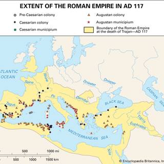 Roman Empire map wallpaper