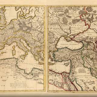 Roman Empire map wallpaper