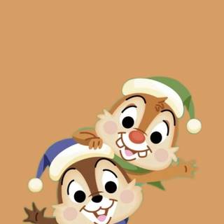 Characters Christmas wallpaper