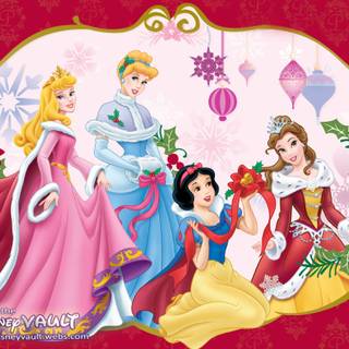 Characters Christmas wallpaper