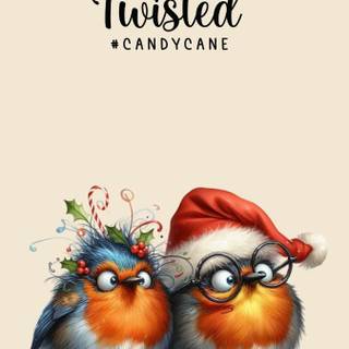 Birds Christmas wallpaper