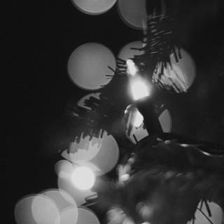 Black aesthetic Christmas wallpaper