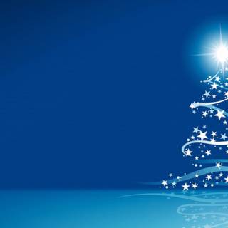 Blue Christmas preppy wallpaper