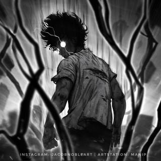 Mob Psycho 100 8k wallpaper