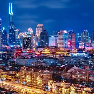 4k Shanghai wallpaper