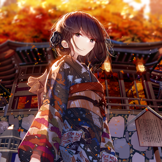 Japanese kimono wallpaper