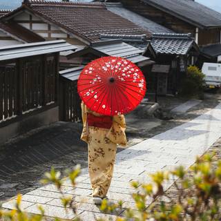 Japanese kimono wallpaper