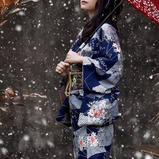 Japanese kimono wallpaper