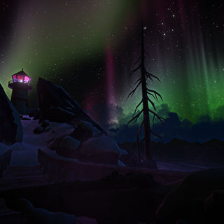 Dark aurora wallpaper