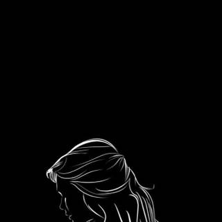 Black and white sketch wallpaper