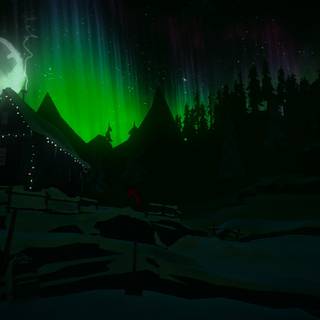 Dark aurora wallpaper