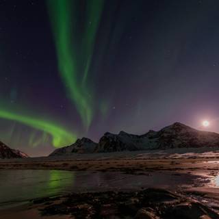 Dark aurora wallpaper