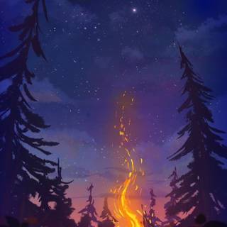 Pokémon night wallpaper