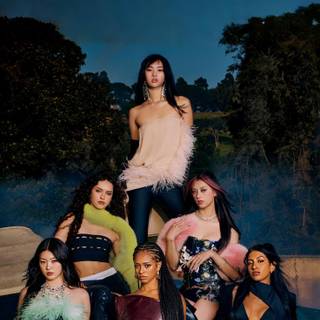 Katseye collage wallpaper