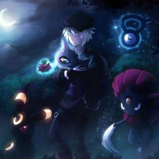 Pokémon night wallpaper