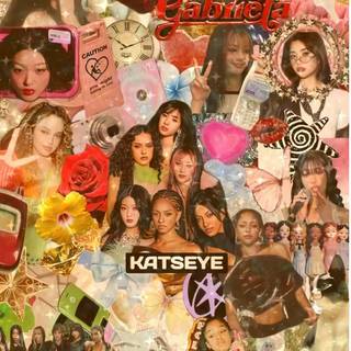 Katseye collage wallpaper