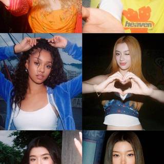 Katseye collage wallpaper