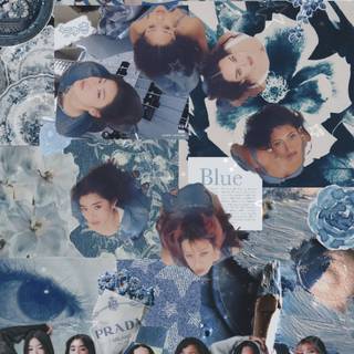 Katseye collage wallpaper