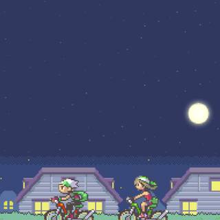 Pokémon night wallpaper