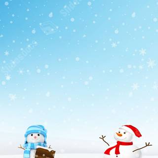 Winter borders iPhone wallpaper