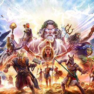 3440x1440 Age of Mythology: Retold wallpaper