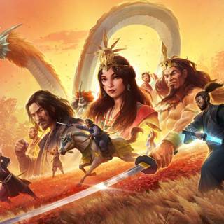 3440x1440 Age of Mythology: Retold wallpaper