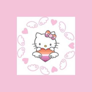 Lesbian Hello Kitty wallpaper
