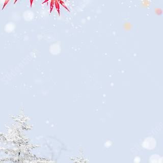 Winter borders iPhone wallpaper