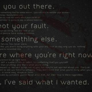 Life is not to be wasted wallpaper