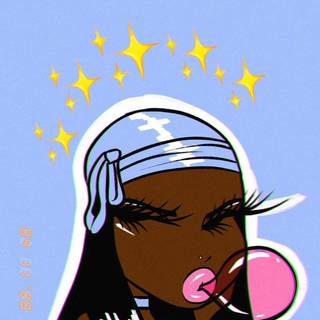 Baddie profile wallpaper