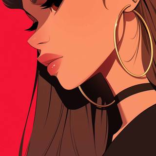 Baddie profile wallpaper