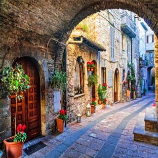 Italian street wallpaper