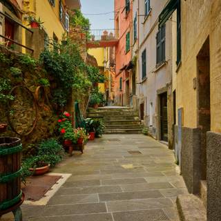 Italian street wallpaper