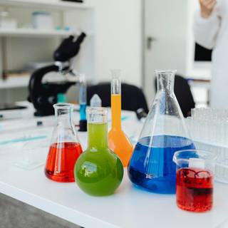 Chemical lab wallpaper