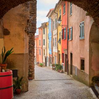Italian street wallpaper
