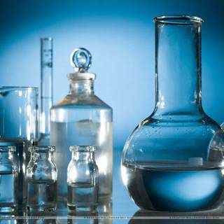 Chemical lab wallpaper