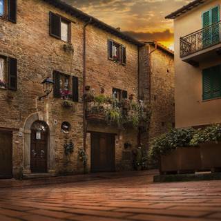 Italian street wallpaper