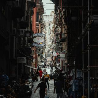 Italian street wallpaper