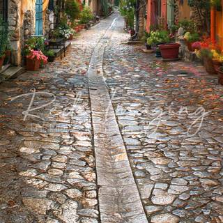 Italian street wallpaper