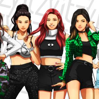 Itzy 2025 PC wallpaper