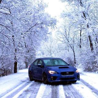 Winter Subaru wallpaper