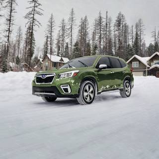 Winter Subaru wallpaper