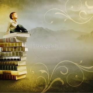 New Year books wallpaper