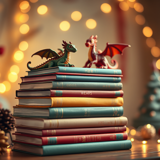 New Year books wallpaper