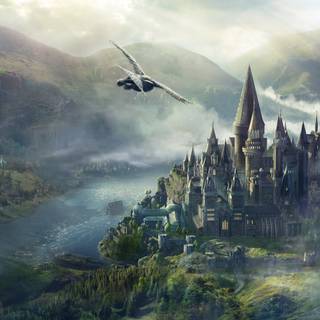 Winter Hogwarts Legacy PC wallpaper