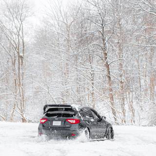 Winter Subaru wallpaper