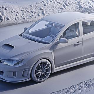 Winter Subaru wallpaper