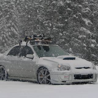 Winter Subaru wallpaper
